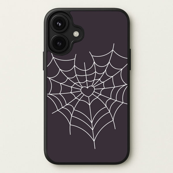Spiderweb Hearts I Phone Case for iPhone 17