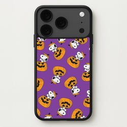 Cartoon Beagle Pumpkin Pattern Phone Case for iPhone 17 Pro Max