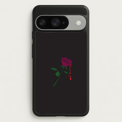 Dark Pink Rose Phone Case for Google Pixel 10 / 10 Pro