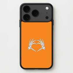 Skeleton Heart Phone Case for iPhone 17 Pro