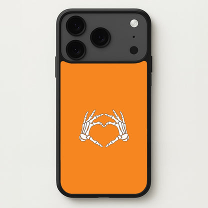 Skeleton Heart Phone Case for iPhone 17 Pro
