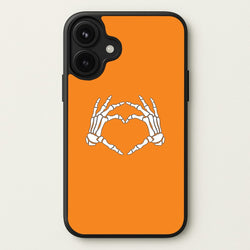 Skeleton Heart Phone Case for iPhone 17