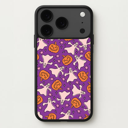 Abstract Halloween Pattern Phone Case for iPhone 17 Pro Max