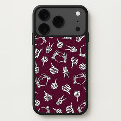 Skeleton Hands Pattern Phone Case for iPhone 17 Pro