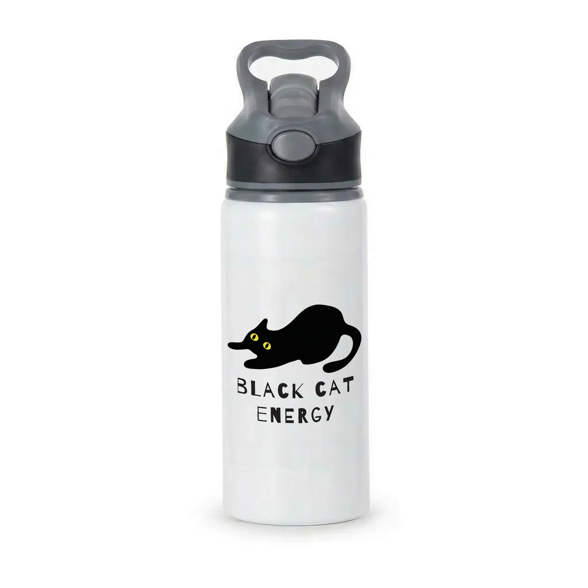 Black Cat Energy Active Water Bottle