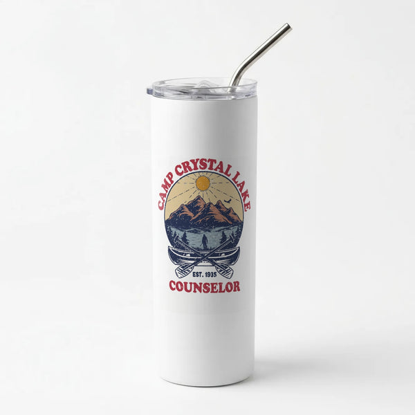 Camp Crystal Lake Skinny Tumbler