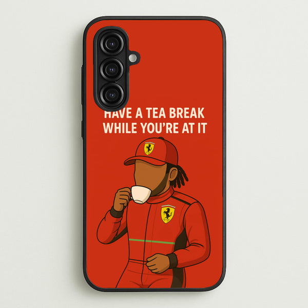 Hamilton's Tea Break  - F1 Phone Case for Galaxy A16