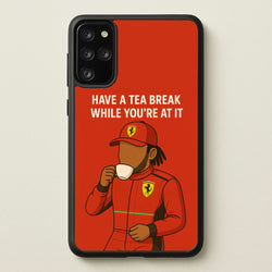 Hamilton's Tea Break  - F1 Phone Case for Galaxy S20 Plus