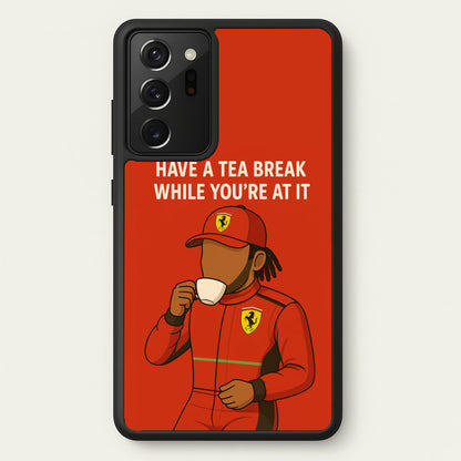 Hamilton's Tea Break  - F1 Phone Case for Galaxy Note 20 Ultra
