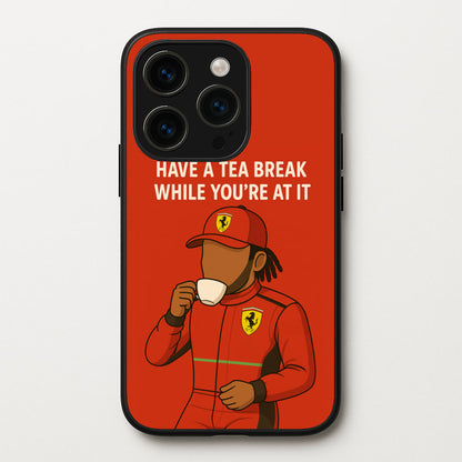 Hamilton's Tea Break  - F1 Phone Case for iPhone 15 Pro