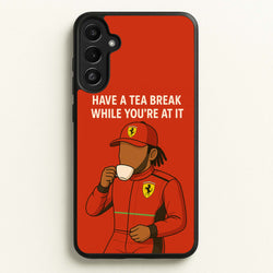 Hamilton's Tea Break  - F1 Phone Case for Galaxy A34