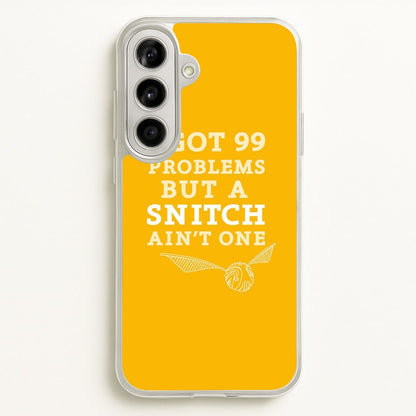 99 Problems But A Snitch Aint One  - Harry Potter Phone Case for Galaxy A56
