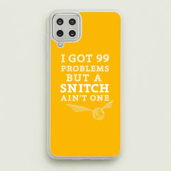 99 Problems But A Snitch Aint One  - Harry Potter Phone Case for Galaxy A12