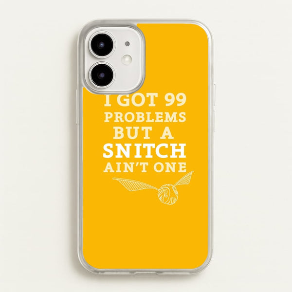 99 Problems But A Snitch Aint One  - Harry Potter Phone Case for iPhone 12 / 12 Pro