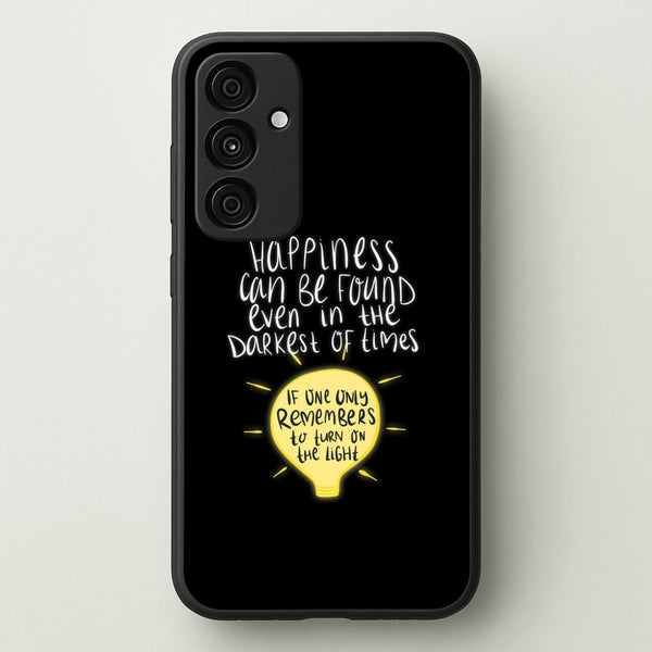 Happiness Can Be Found In The Darkest of Times  - Harry Potter Phone Case for Galaxy A35