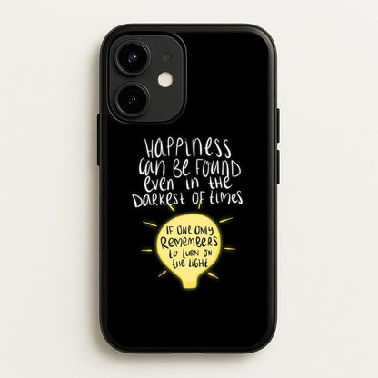 Happiness Can Be Found In The Darkest of Times  - Harry Potter Phone Case for iPhone 12 Mini