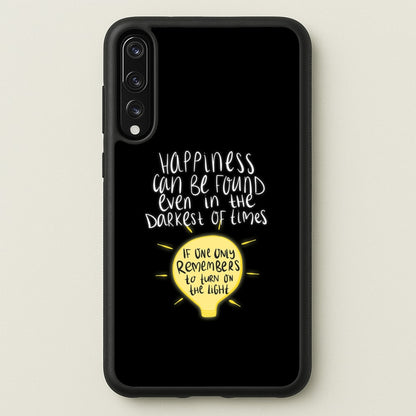Happiness Can Be Found In The Darkest of Times  - Harry Potter Phone Case for Huawei P20 Pro