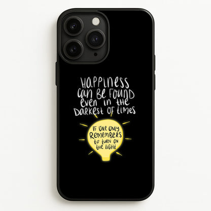 Happiness Can Be Found In The Darkest of Times  - Harry Potter Phone Case for iPhone 11 Pro