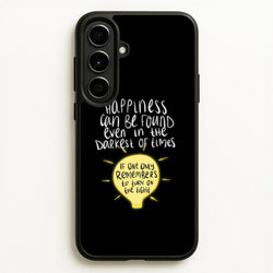 Happiness Can Be Found In The Darkest of Times  - Harry Potter Phone Case for Galaxy A56