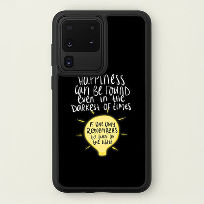 Happiness Can Be Found In The Darkest of Times  - Harry Potter Phone Case for Galaxy S20 Ultra