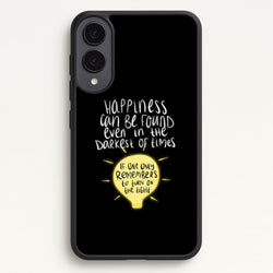 Happiness Can Be Found In The Darkest of Times  - Harry Potter Phone Case for Galaxy S25 Edge