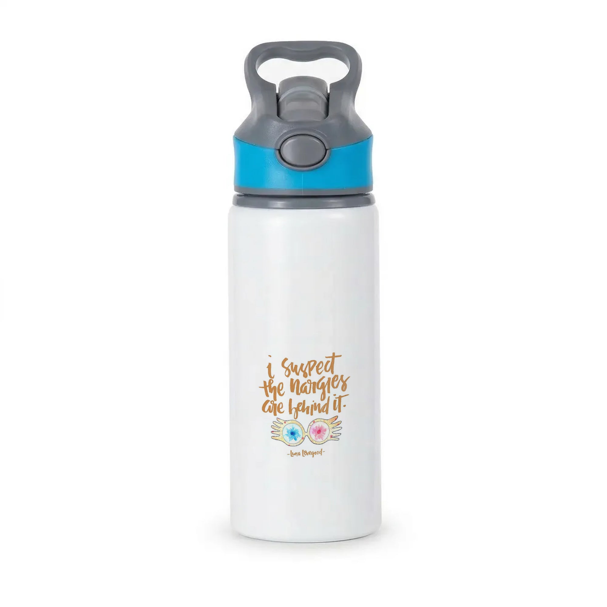 I Suspect The Nargles Are Behind It Active Water Bottle - Blue