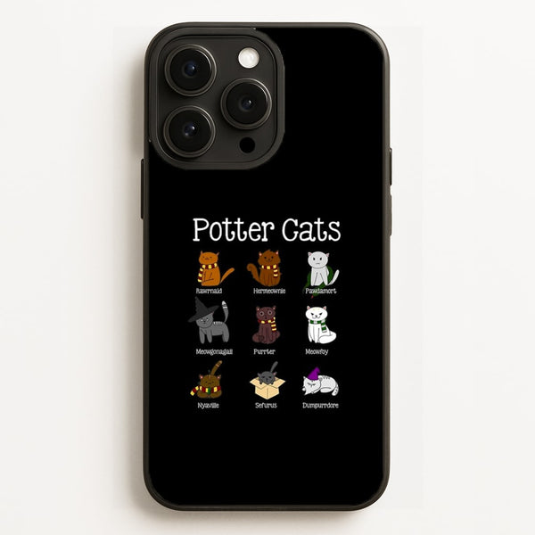 Harry Pawter Cats  - Harry Potter Phone Case for iPhone 16 Pro Max