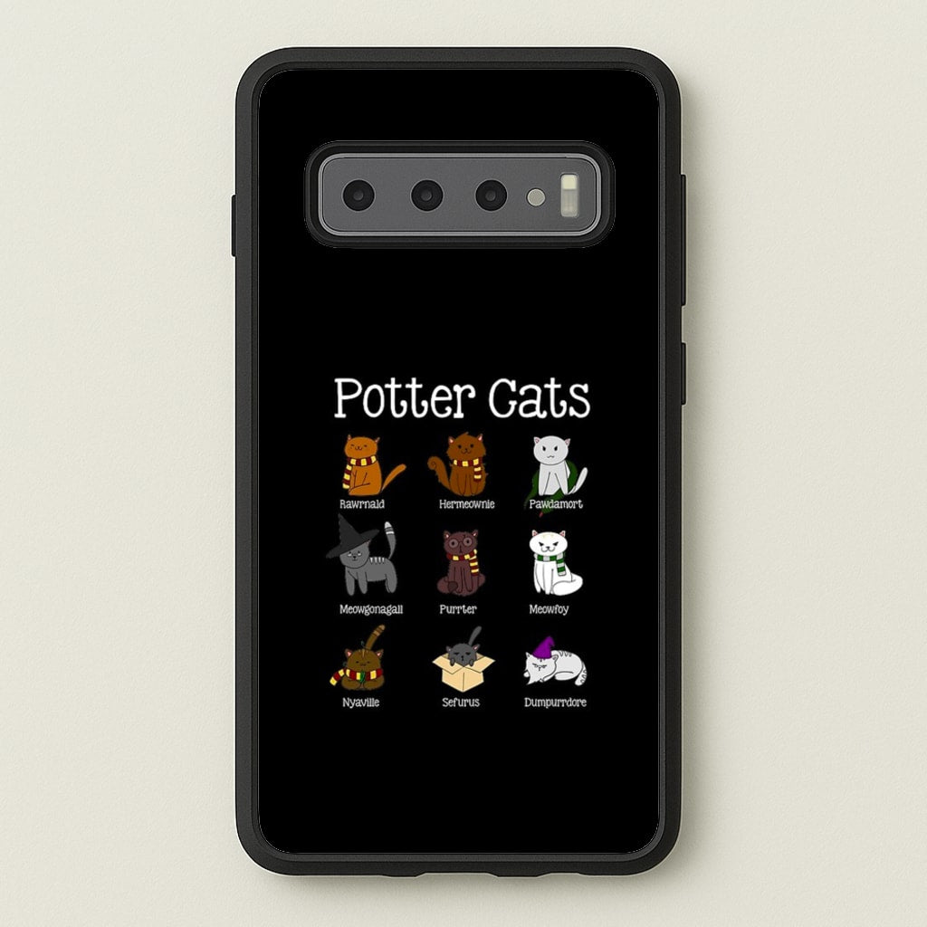 Harry Pawter Cats  - Harry Potter Phone Case for Galaxy S10 Plus