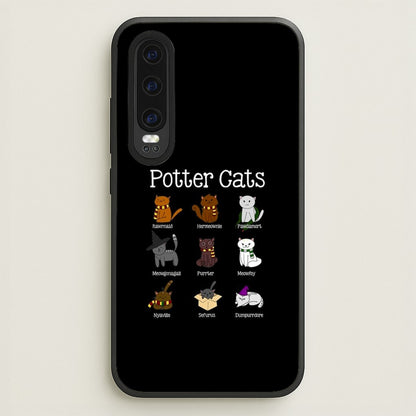 Harry Pawter Cats  - Harry Potter Phone Case for Huawei P30