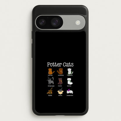 Harry Pawter Cats  - Harry Potter Phone Case for Google Pixel 9 / 9 Pro