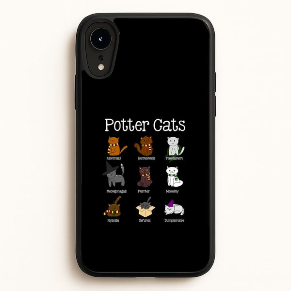 Harry Pawter Cats  - Harry Potter Phone Case for iPhone XR