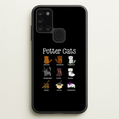Harry Pawter Cats  - Harry Potter Phone Case for Galaxy A21s