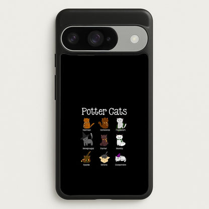 Harry Pawter Cats Phone Case for Google Pixel 10 / 10 Pro