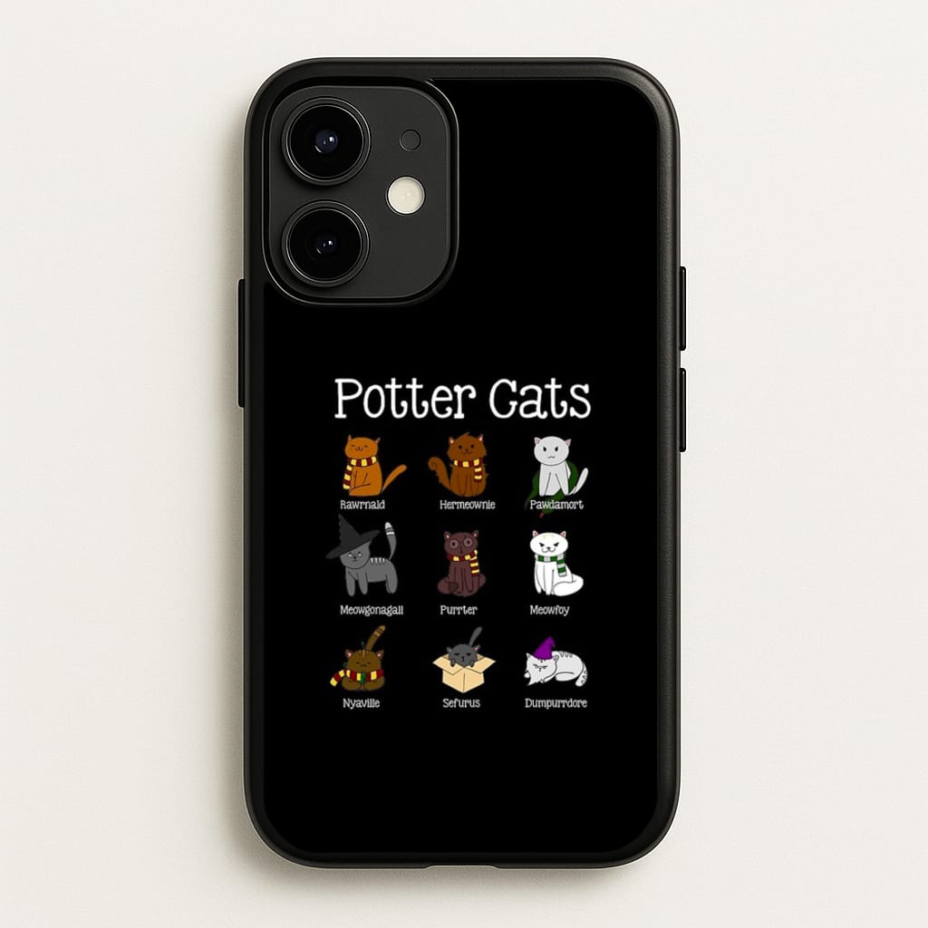 Harry Pawter Cats  - Harry Potter Phone Case for iPhone 12 / 12 Pro