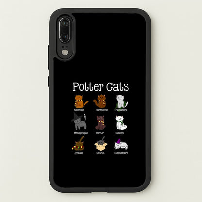 Harry Pawter Cats  - Harry Potter Phone Case for Huawei P20
