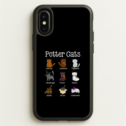 Harry Pawter Cats  - Harry Potter Phone Case for iPhone X / XS