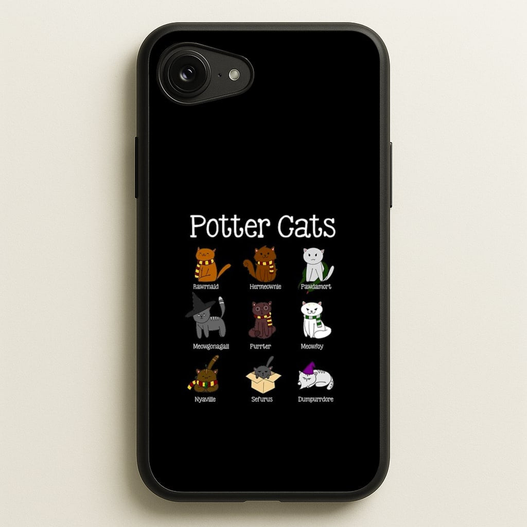 Harry Pawter Cats  - Harry Potter Phone Case for iPhone 16e