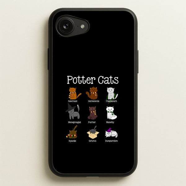 Harry Pawter Cats  - Harry Potter Phone Case for iPhone 16e