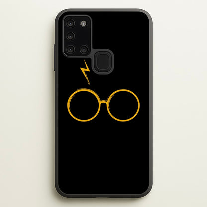 Glasses & Scar  - Harry Potter Phone Case for Galaxy A21s