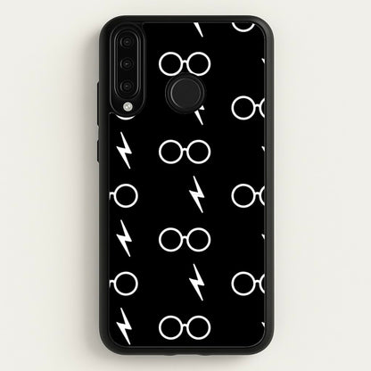 Glasses & Scar Pattern  - Harry Potter Phone Case for Huawei P30 Lite