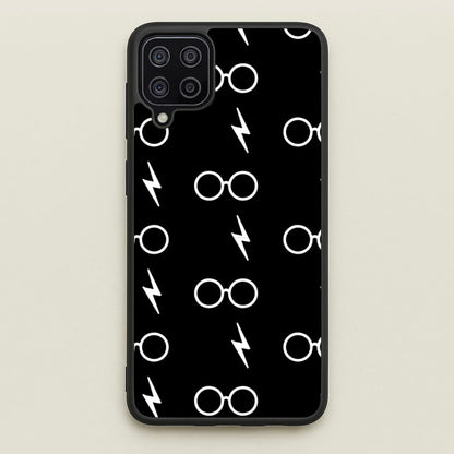 Glasses & Scar Pattern  - Harry Potter Phone Case for Galaxy A12