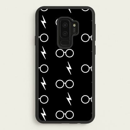 Glasses & Scar Pattern  - Harry Potter Phone Case for Galaxy S9 Plus