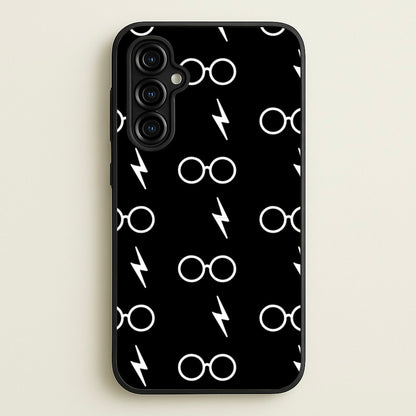 Glasses & Scar Pattern  - Harry Potter Phone Case for Galaxy A54