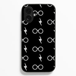 Glasses & Scar Pattern  - Harry Potter Phone Case for iPhone 16 Plus