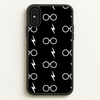 Glasses & Scar Pattern  - Harry Potter Phone Case for iPhone XS Max