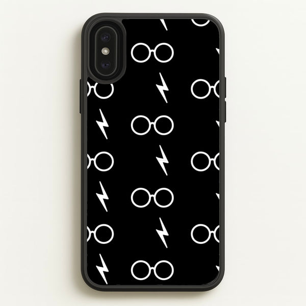 Glasses & Scar Pattern  - Harry Potter Phone Case for iPhone XS Max