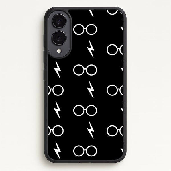 Glasses & Scar Pattern  - Harry Potter Phone Case for Galaxy S25 Edge