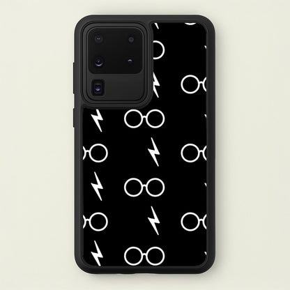 Glasses & Scar Pattern  - Harry Potter Phone Case for Galaxy S20 Ultra