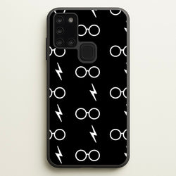Glasses & Scar Pattern  - Harry Potter Phone Case for Galaxy A21s