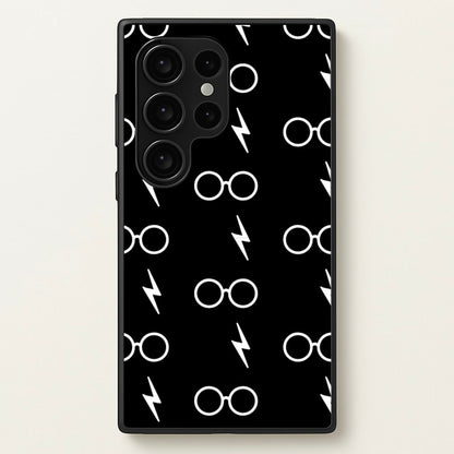 Glasses & Scar Pattern  - Harry Potter Phone Case for Galaxy S24 Ultra